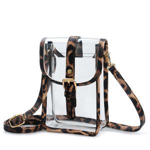 Clear Pvc Saddle Crossbody Bag Stadium Aroved Transparent Purse C ;)